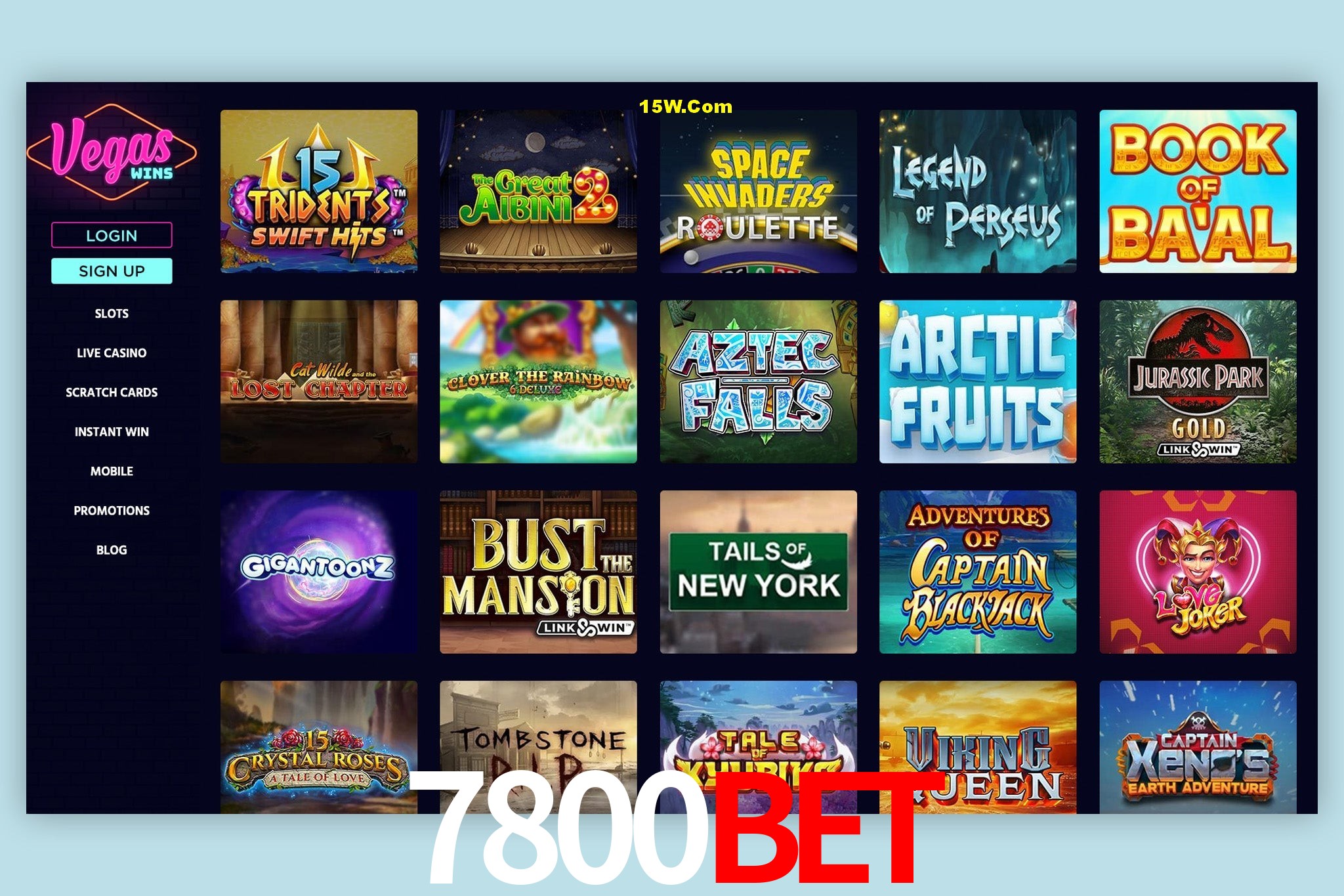Experiência VIP 7800Bet